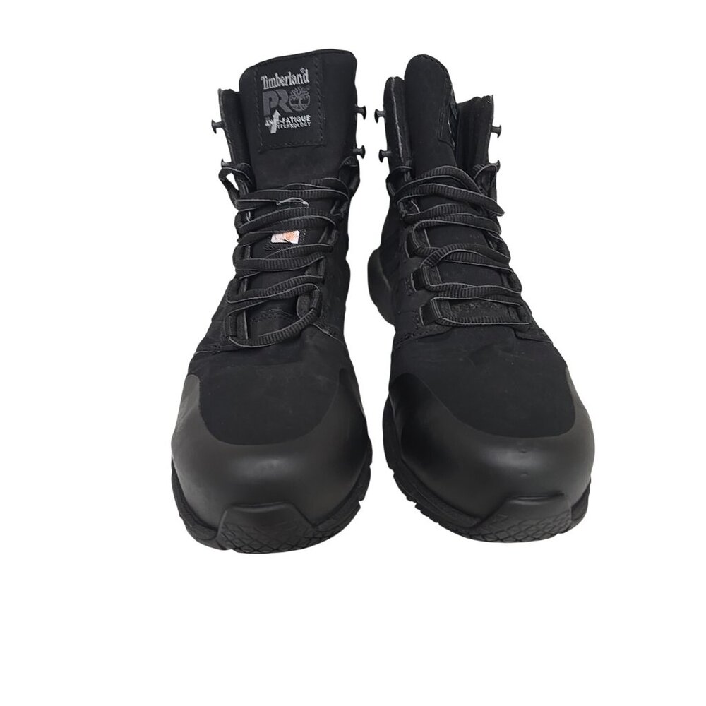 Timberland PRO Men's A297S Radius CTCP Mid Athletic Work Boots Black Size 8W - Picture 7 of 8